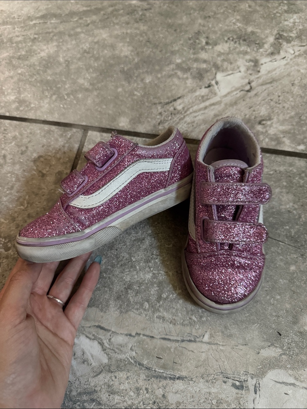 Toddler sparkly vans